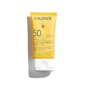 تصویر  کرم ضد آفتاب ضد چروک وینوسان پروتکت SPF 50 کدیلی - کدلی Vinosun Protect anti wrinkle High Protection Sun Cream SPF50 Caudalie